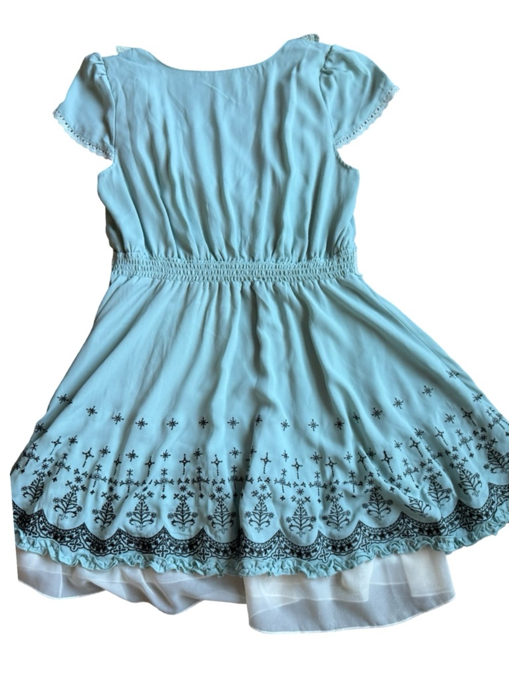 Axes Femme Women’s VTG Sage Green lace cottage core dress size Medium Japan - Picture 2 of 11